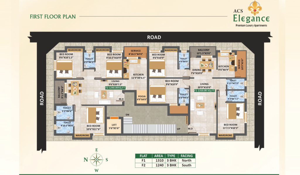 ACS Elegance First Floor Plan