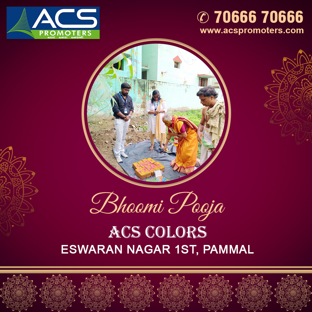 Bhoomi Pooja – ACS Pearl Garden