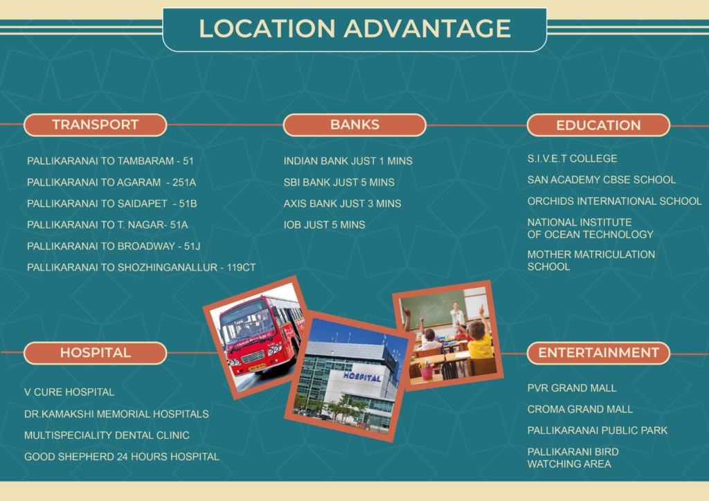 ACS AADHI'S CASTLE LOCATION ADVANTAGES