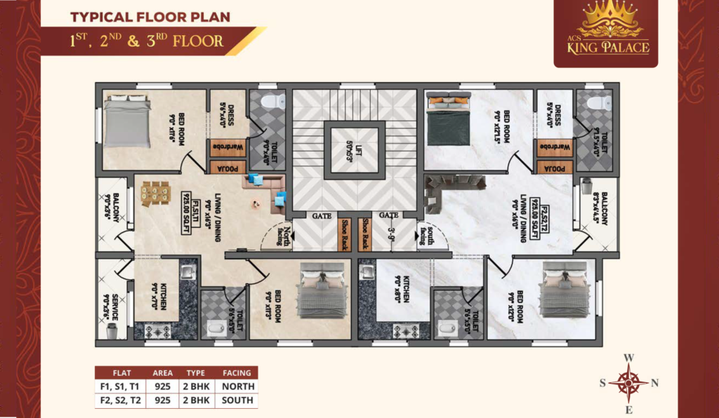 ACS KING PALACE 1ST, 2ND & 3RD FLOOR