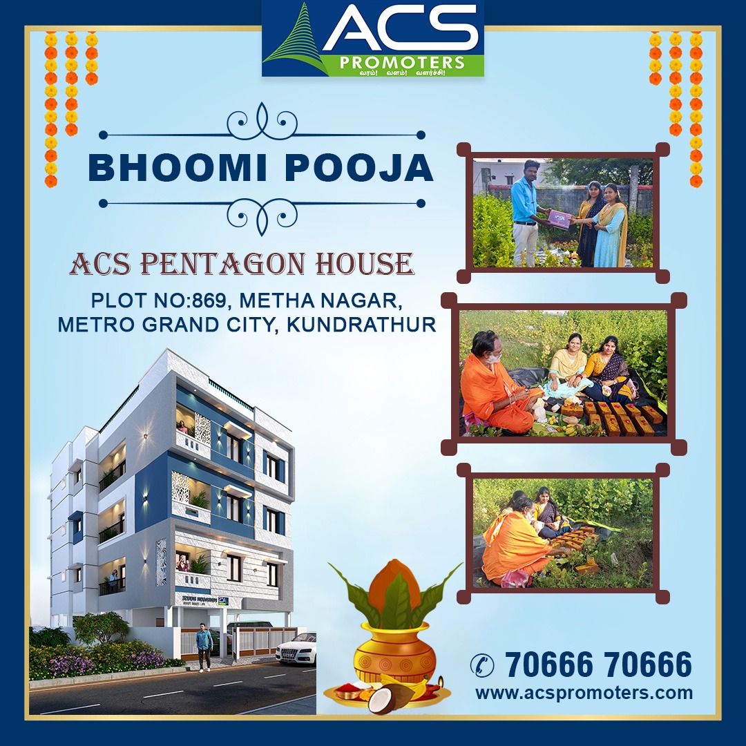 Bhoomi Pooja – ACS Pentagon House